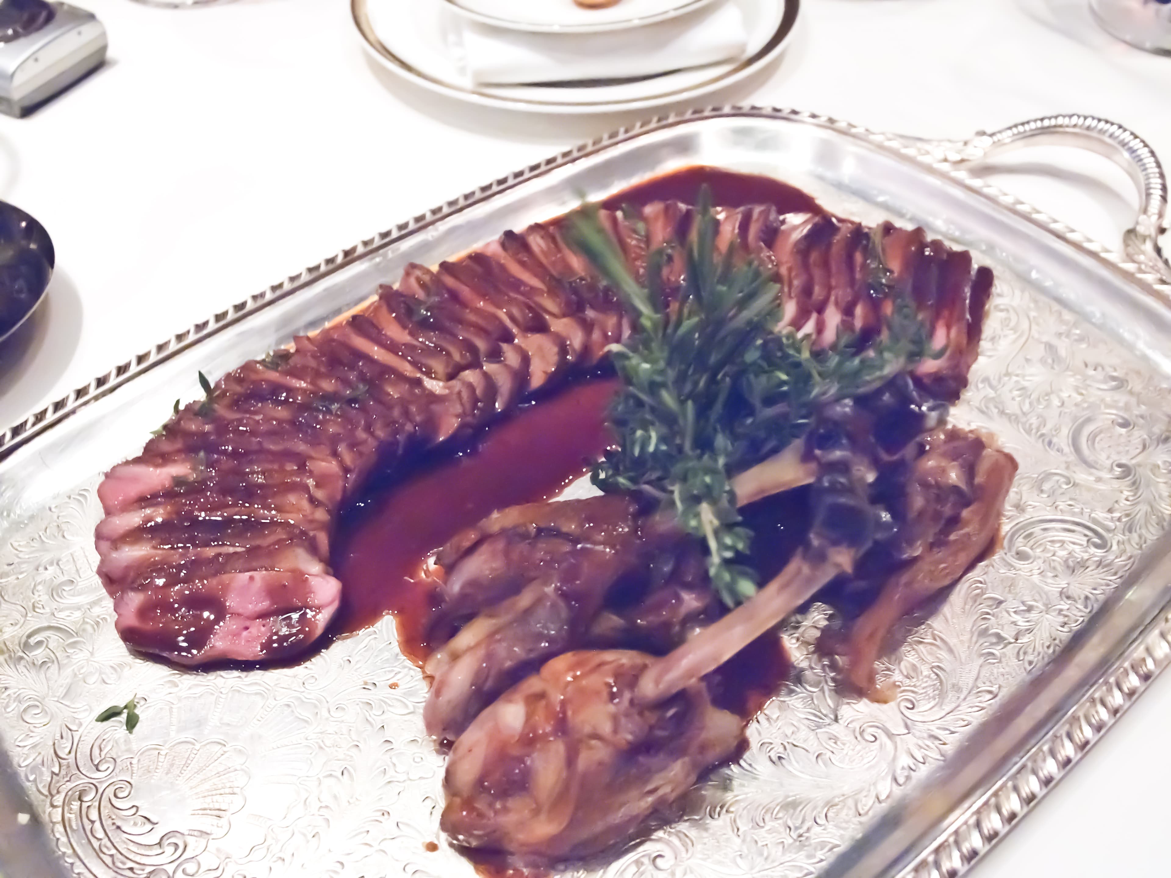 Pressed duck