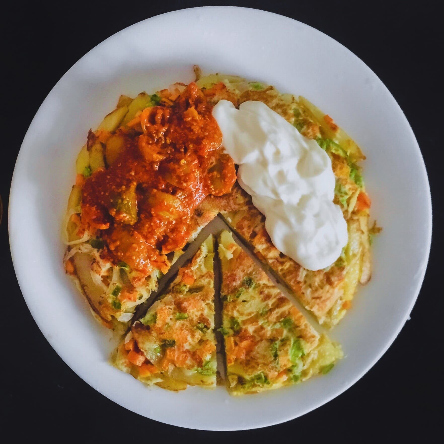 Chipsi mayai — a tanzanian street food dish from Tanzania — featuring potato-egg omelette, street food, made to order