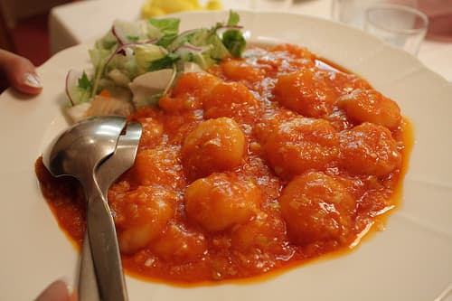 Chili shrimp — a chinese main course dish from China — featuring stir-fried, chili-forward, texture-driven