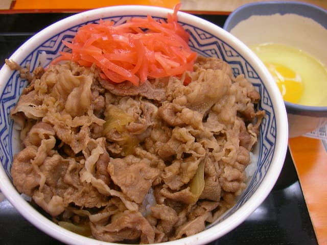 Beni shōga — a japanese main course dish from Japan — featuring vinegary, paper-thin, umeboshi-brined