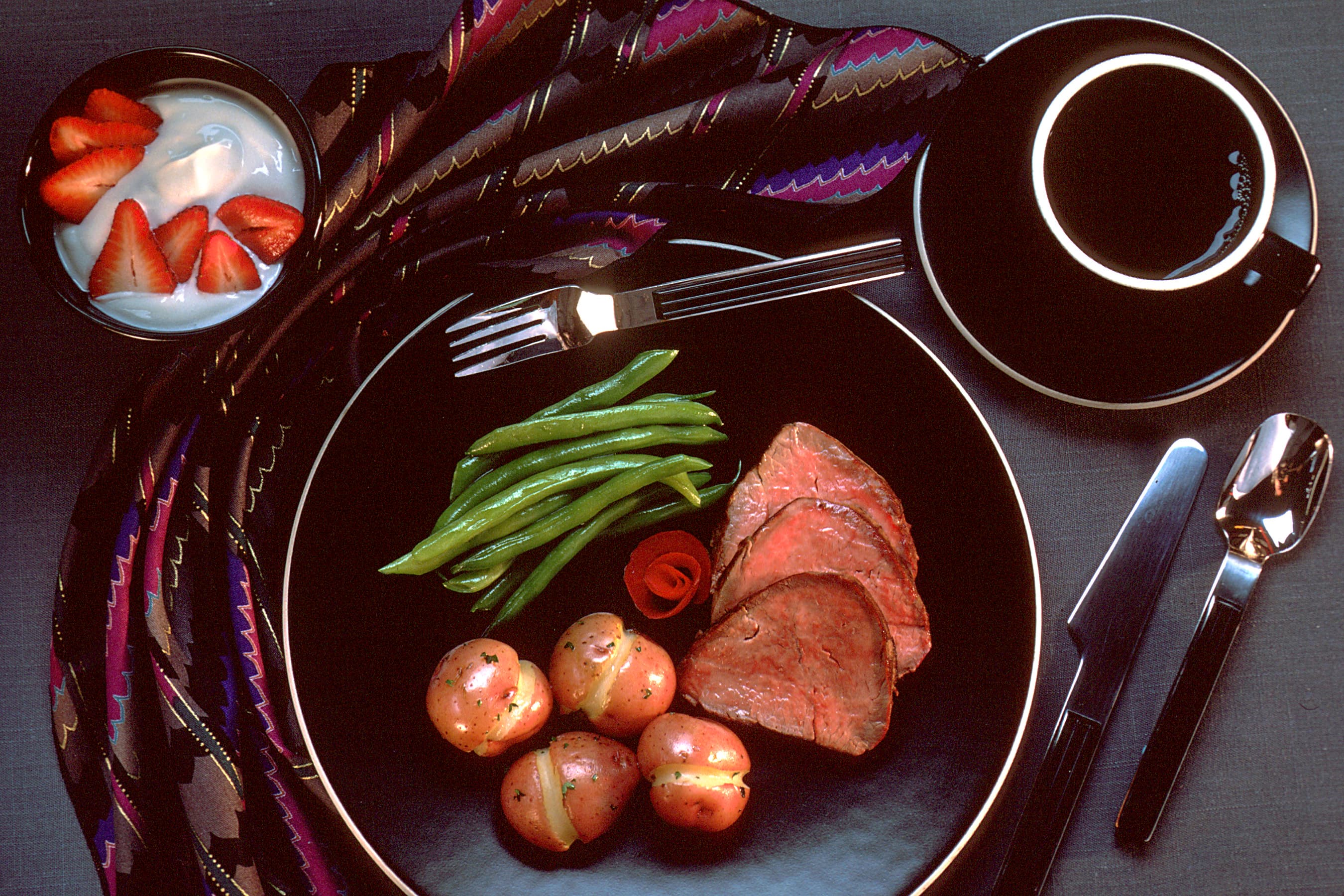 Roast beef — a british main course dish from United Kingdom — featuring roasted, sunday tradition, national symbol