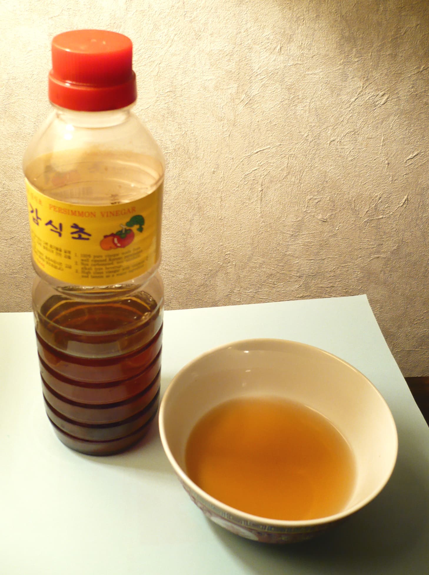 Persimmon vinegar — a korea cuisine drink dish from Korea — featuring fermented depth, tannin-forward, heritage Korean