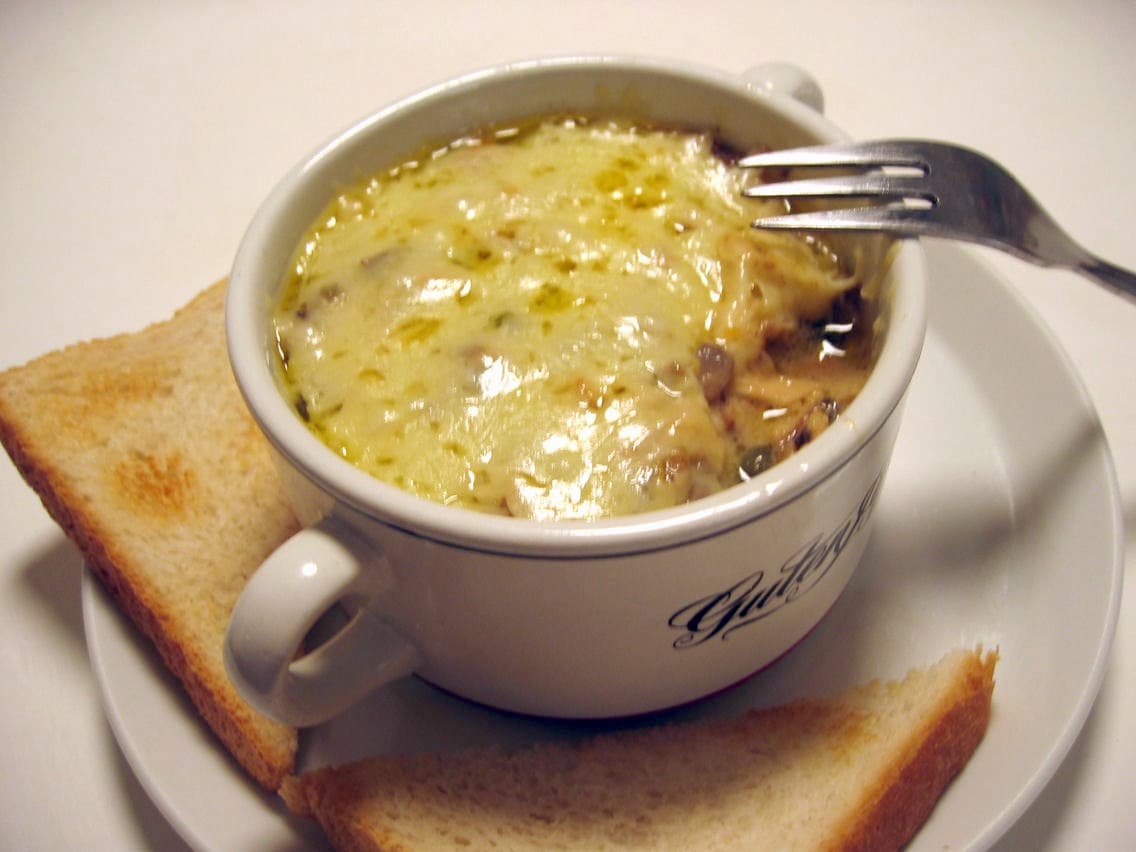Ragout fin — a french main course dish from France — featuring time-consuming, multi-protein, butter-stewed