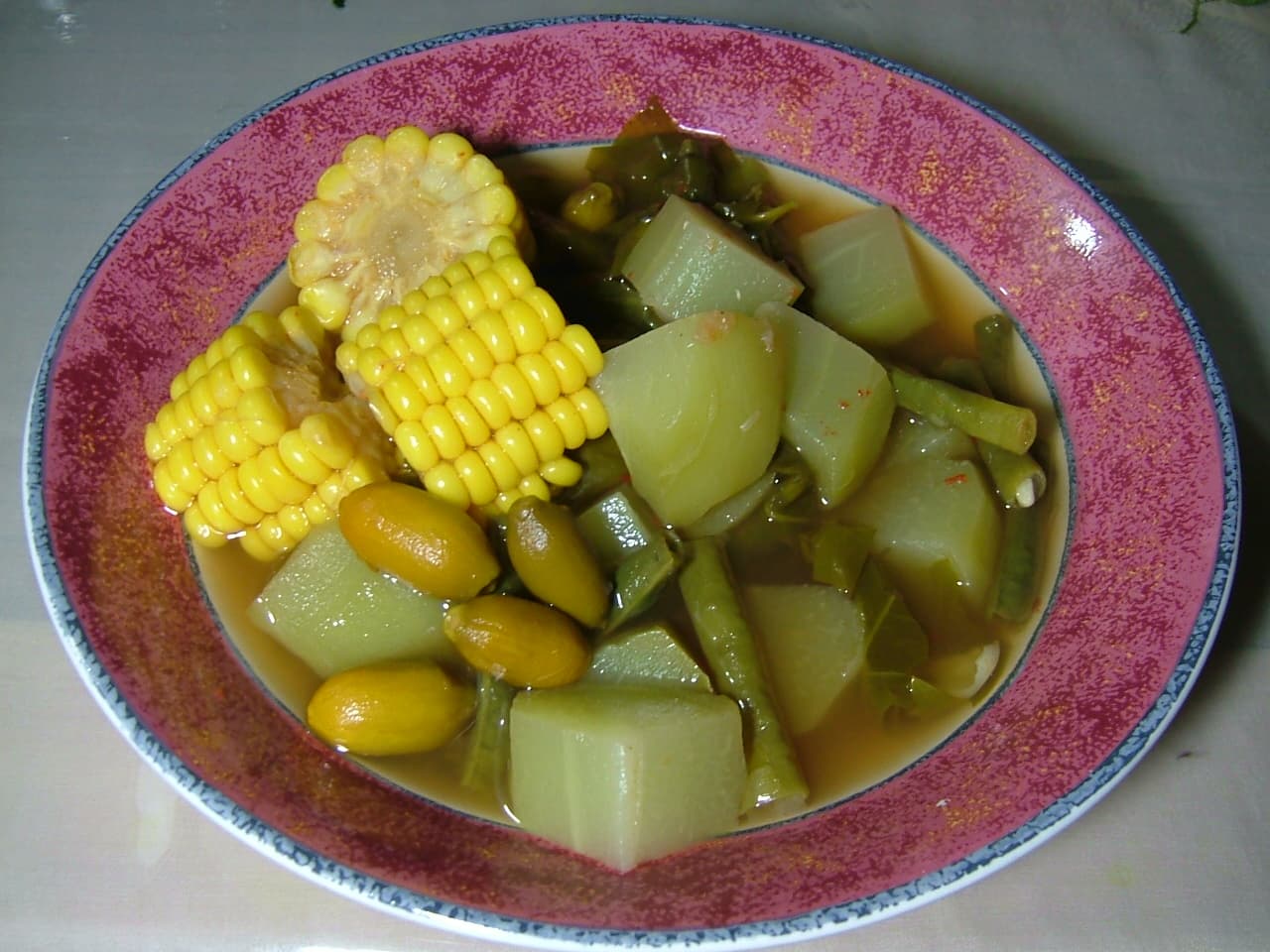 Sayur asem — a indonesian main course dish from Indonesia — featuring tamarind-forward, vegetable-based, sweet-sour balance