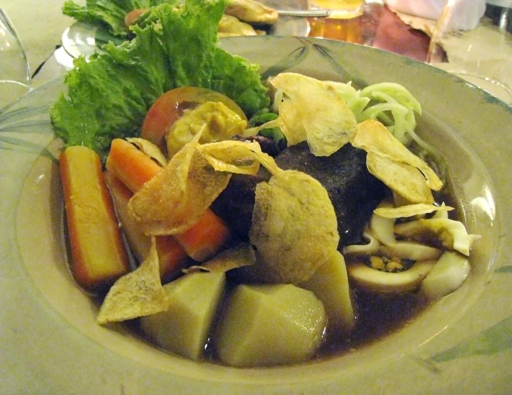 Selat solo — a indonesian main course dish from Indonesia — featuring braised beef tenderloin, sweet-savory sauce, colonial-inflected
