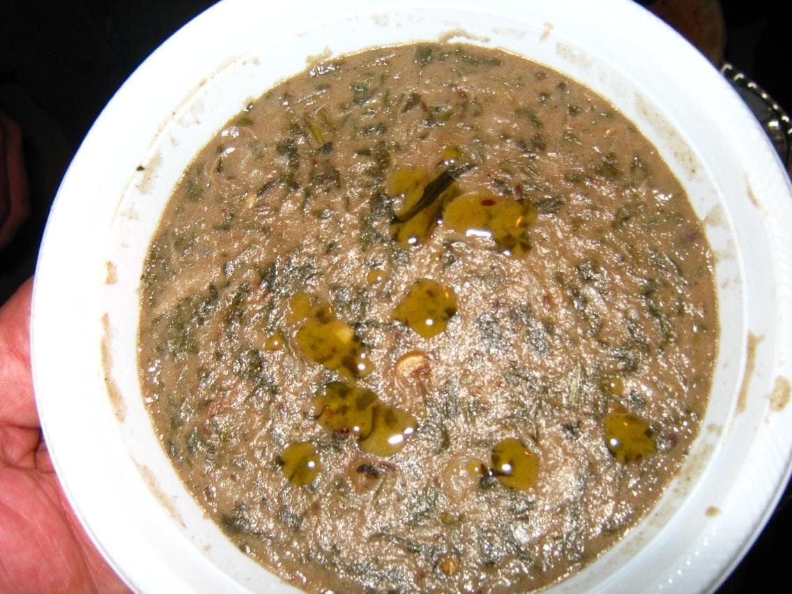 Sumaghiyyeh — a occupied palestinian territories cuisine main course dish from Occupied Palestinian territories — featuring sumac-forward, tahini-based, slow-stewed beef