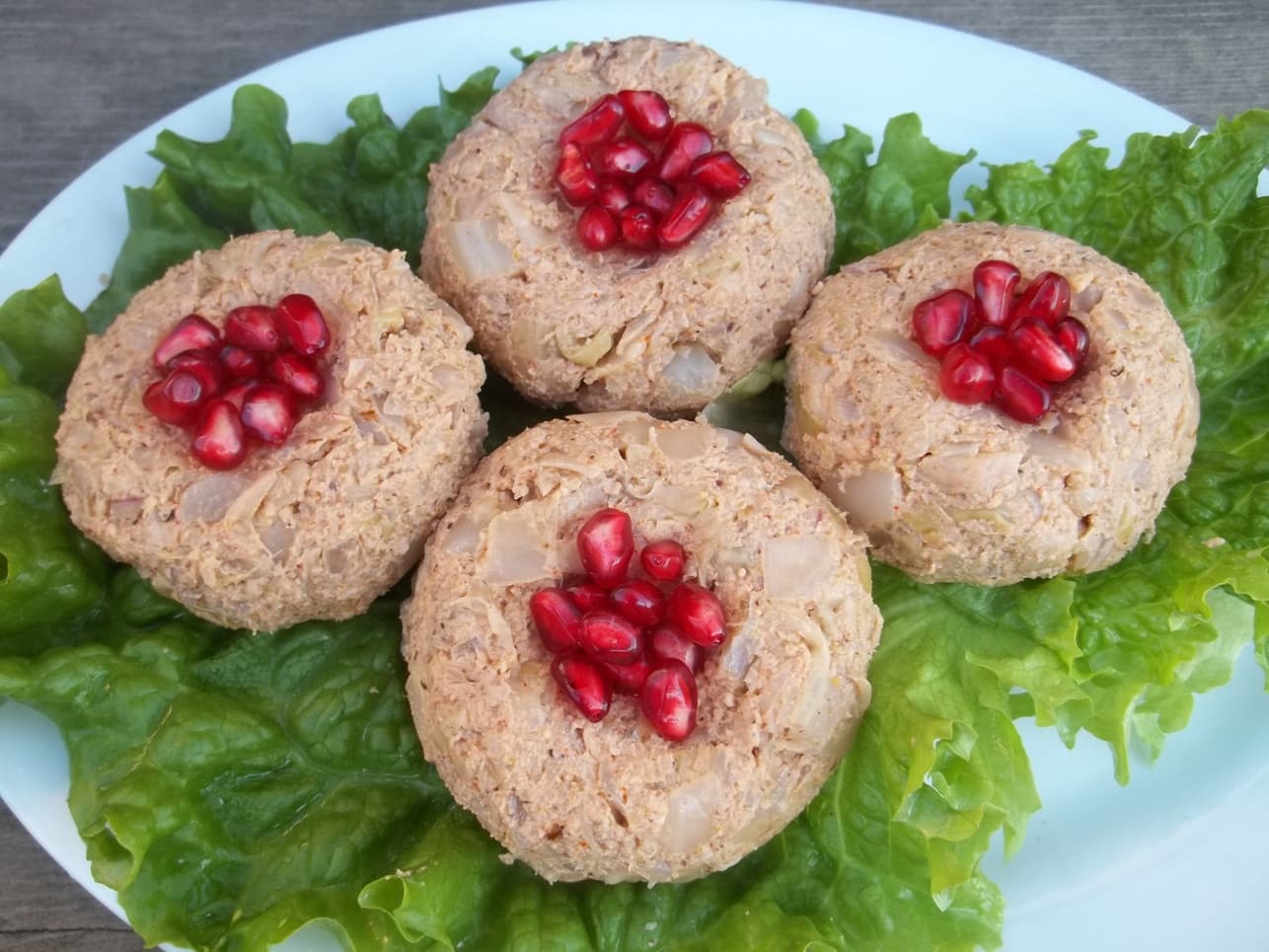 Pkhali — a georgian main course dish from Georgia — featuring walnut-forward, minced vegetables, vinegar-bright