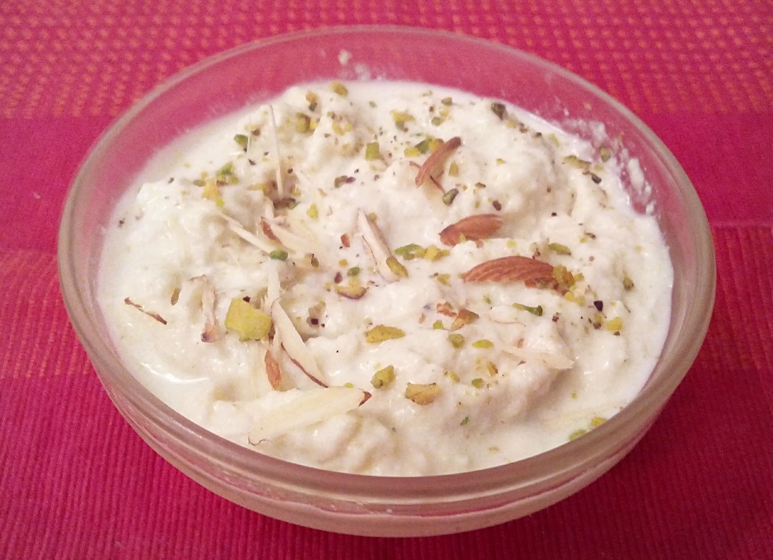 Rabri — a indian dessert dish from India — featuring milk reduction, low-heat patience, condensed sweetness