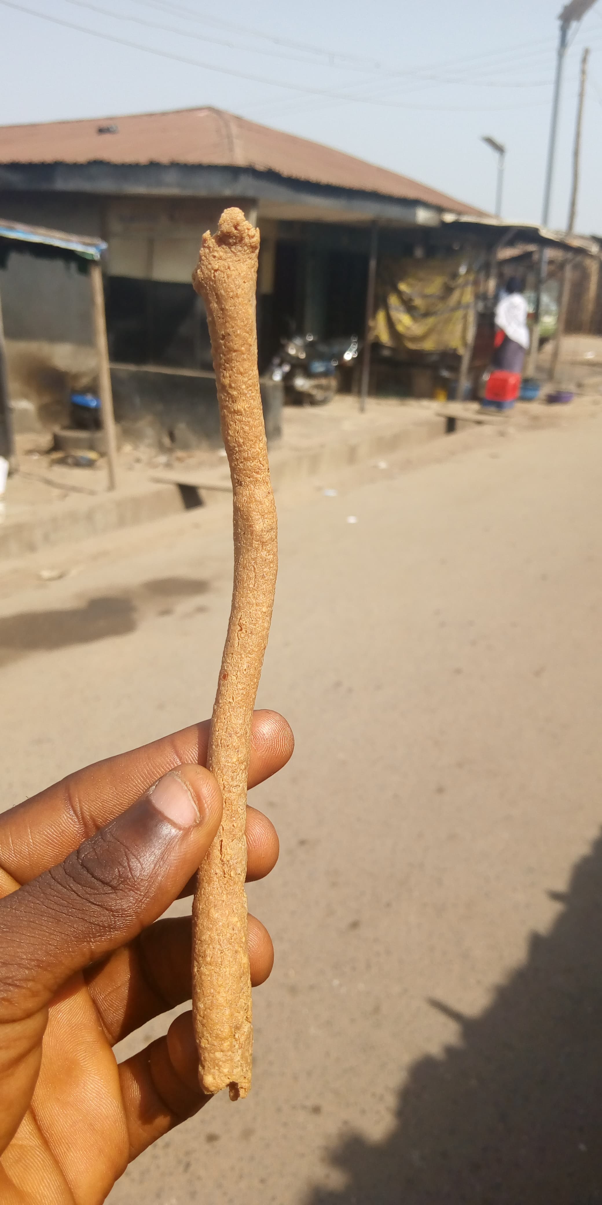 Kuli-kuli — a nigerian snack dish from Nigeria — featuring peanut-based, crunchy, byproduct-origin