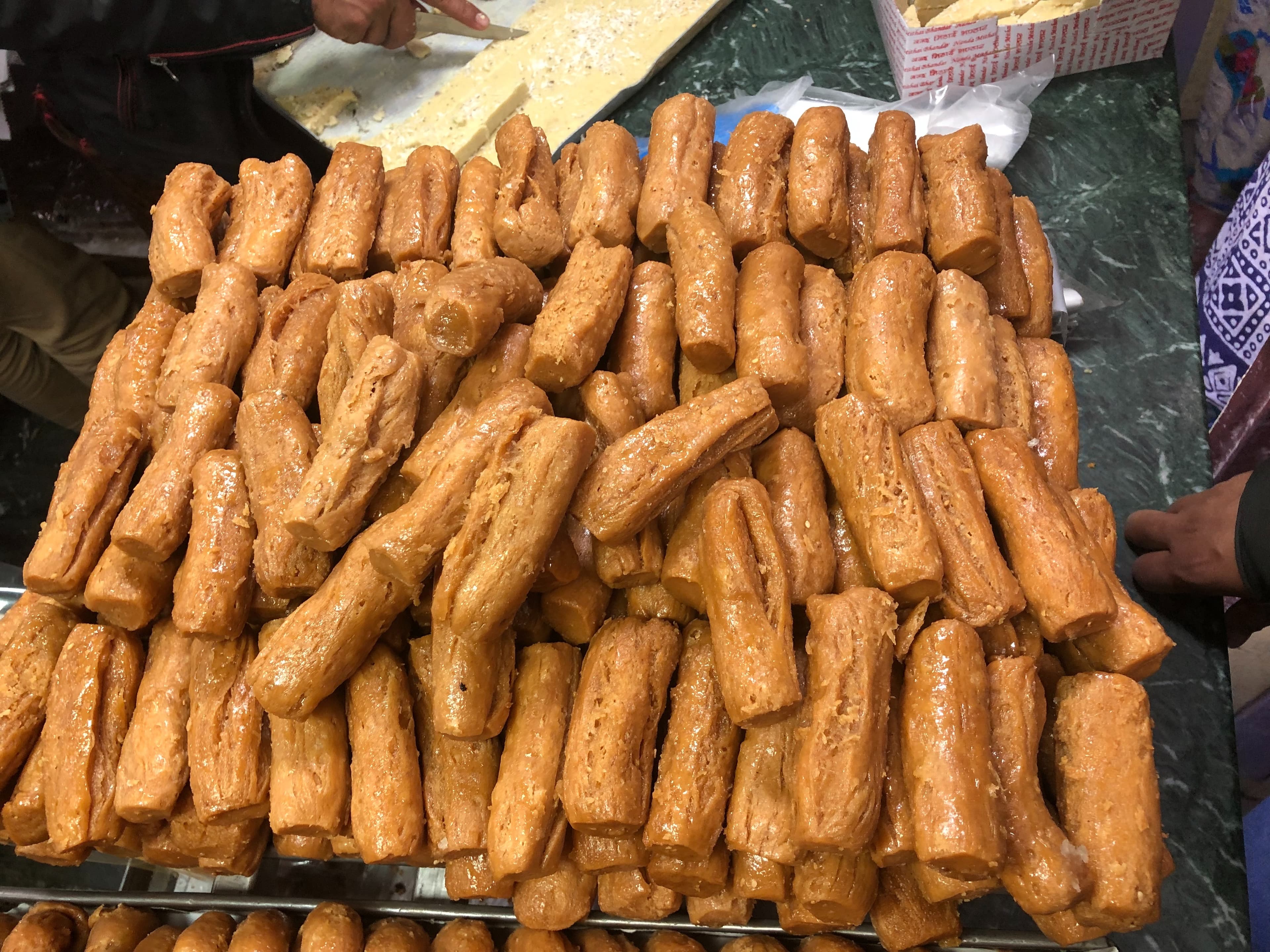 Lakhamari — a nepali main course dish from Nepal — featuring flour-based, butter-enriched, ceremonial gifting