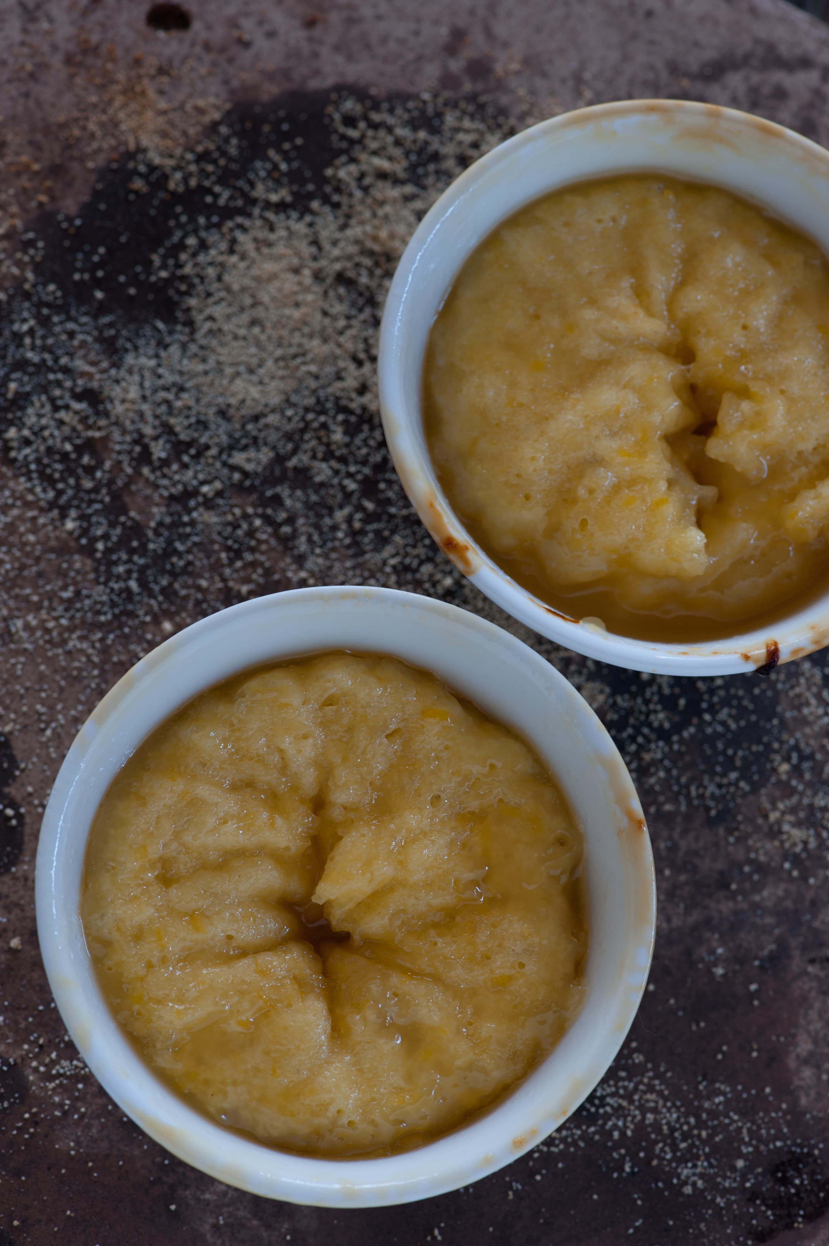 Lemon delicious pudding — a british dessert dish from United Kingdom — featuring self-separating, two-texture, citrus-forward