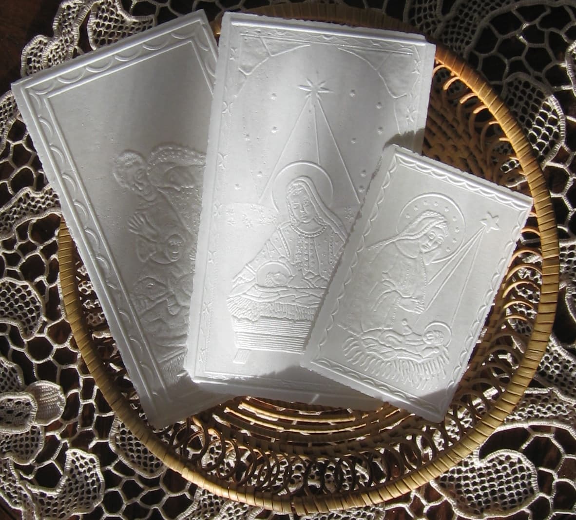 Christmas wafer — a polish main course dish from Poland — featuring unleavened, wheat-only, thin and crisp