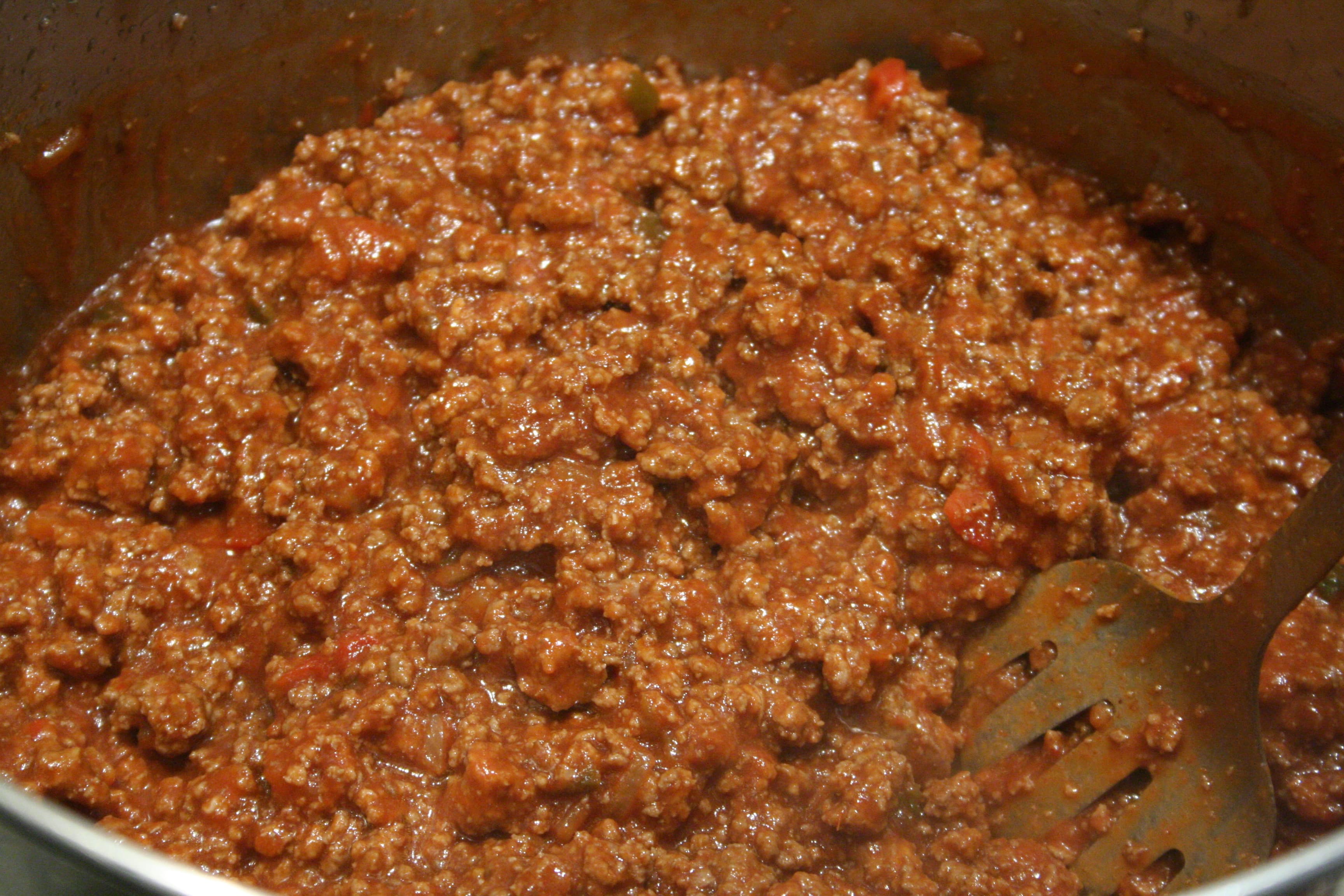 Manwich — a american main course dish from United States — featuring canned sauce, one-pan meal, seasoned tomato